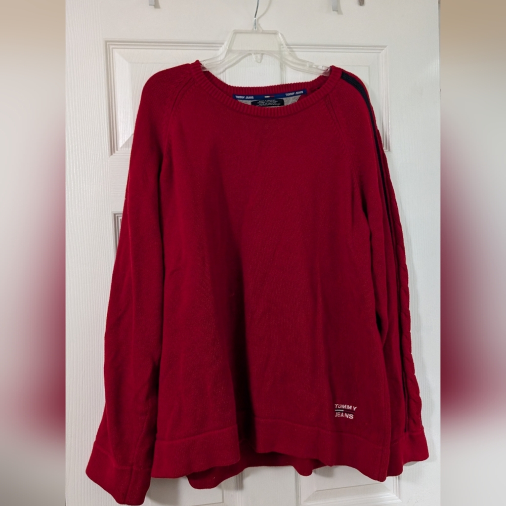 Vintage Tommy Jeans Men's Sweater XL